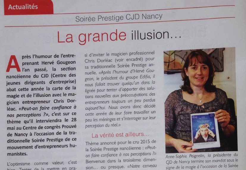 La presse en parle…